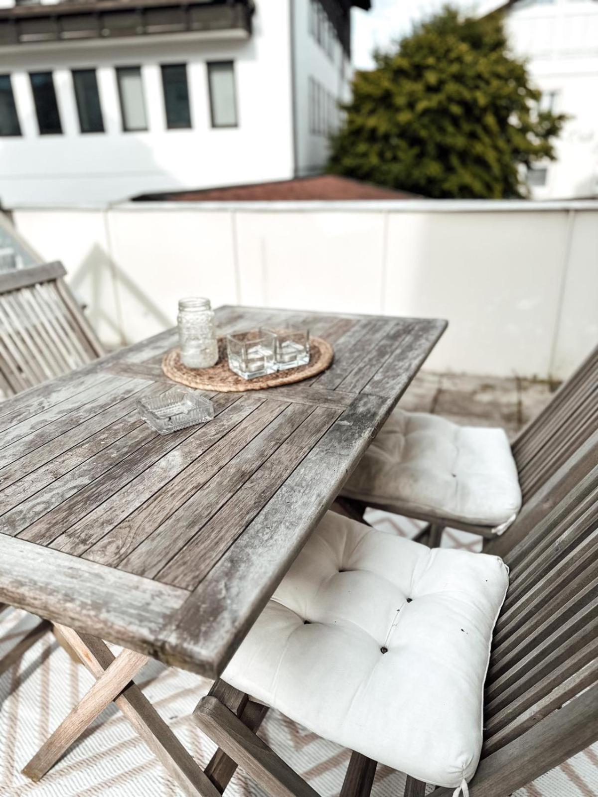 Zentrale Wohnung + Dachterrasse Sonthofen Dış mekan fotoğraf